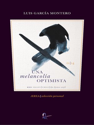 cover image of Una melancolía optimista